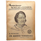 NOVELAS Y CUENTOS Nº 1: UN ASUNTO TENEBROSO. Balzac, Honore de