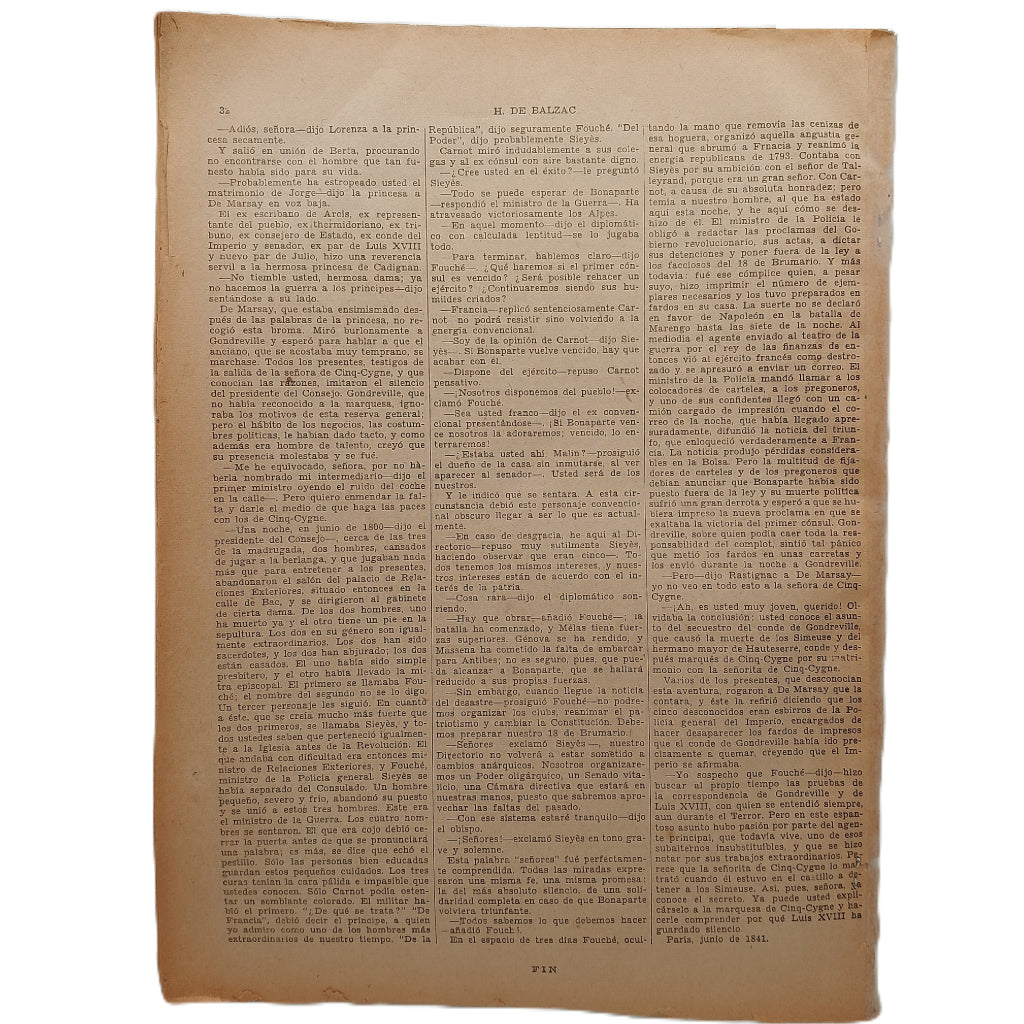 NOVELAS Y CUENTOS Nº 1: UN ASUNTO TENEBROSO. Balzac, Honore de