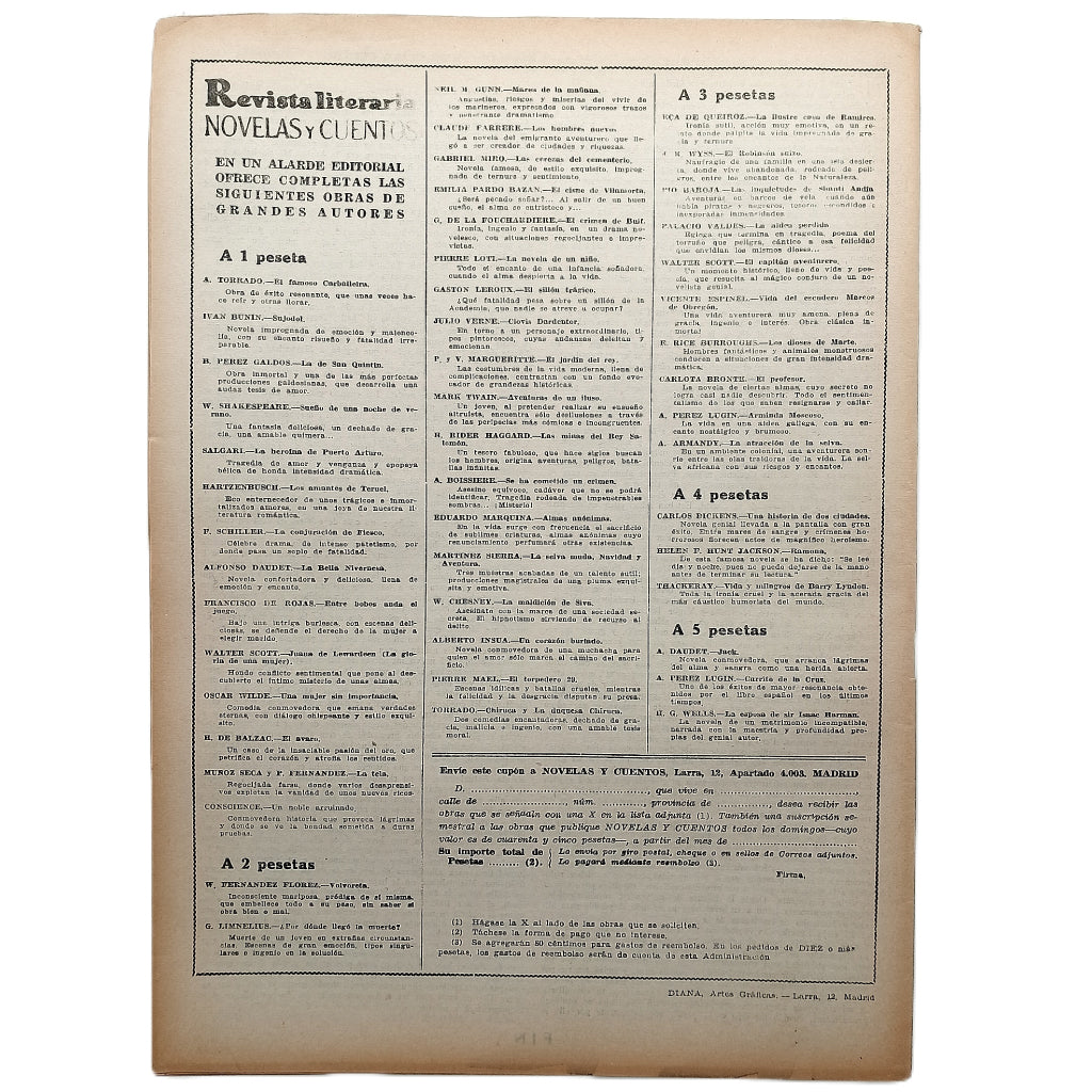 NOVELAS Y CUENTOS Nº 846: STEPANTCHIKOVO (Historia de un vanidoso). Dostoievski, Fedor