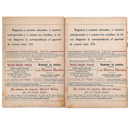 LA NOVELA ILUSTRADA 165-166: EL CABALLERO DE CASA ROJA. Dumas, Alejandro