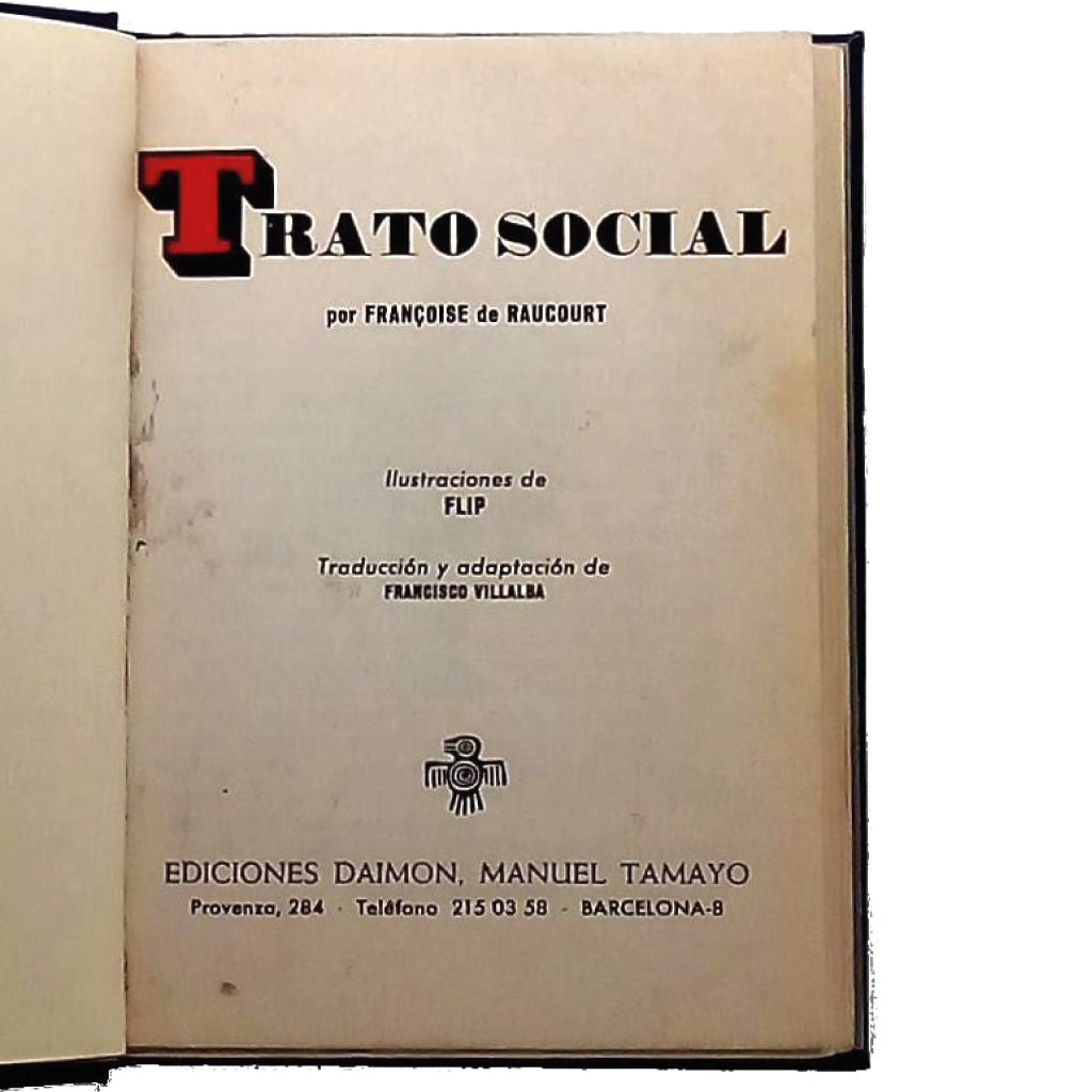 TRATO SOCIAL. Raucourt, Françoise