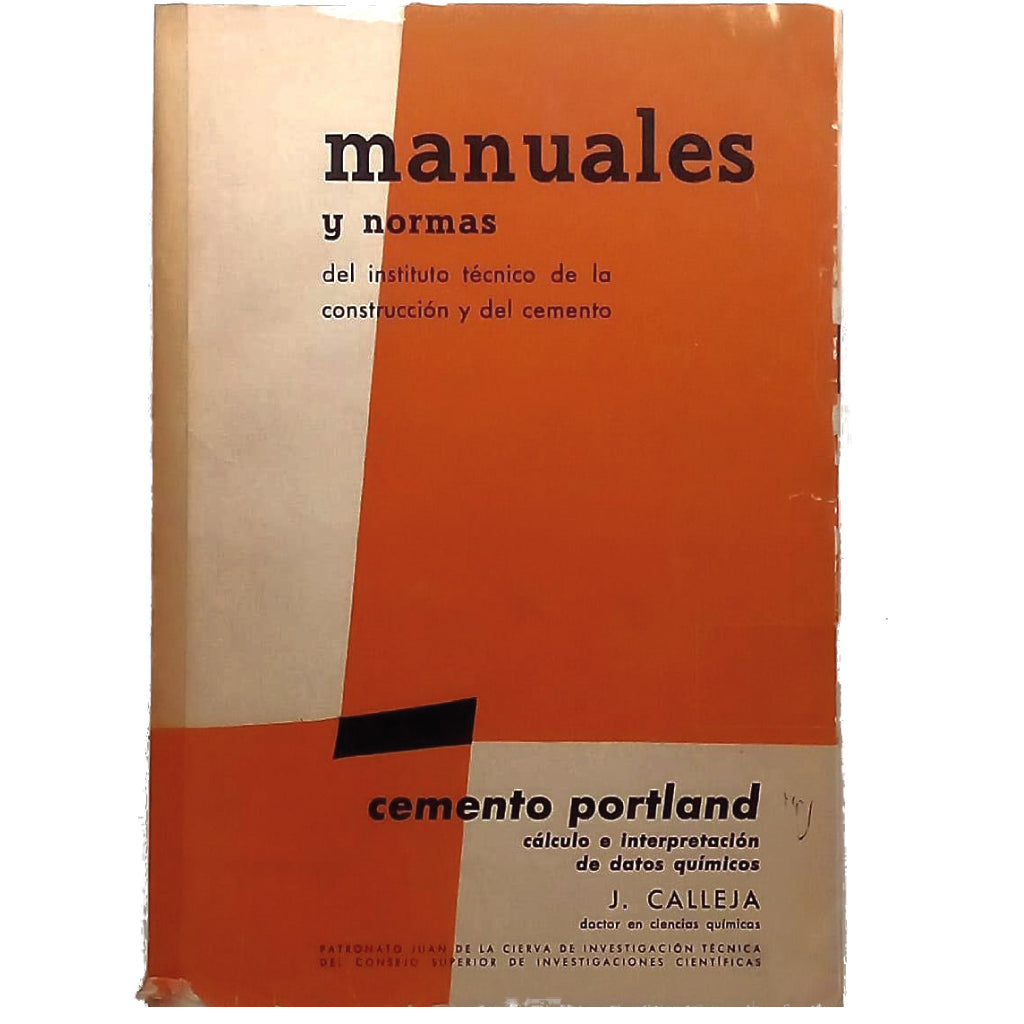 CEMENTO PORTLAND, CÁLCULO E INTERPRETACIÓN DE DATOS QUÍMICOS. Calleja, J.