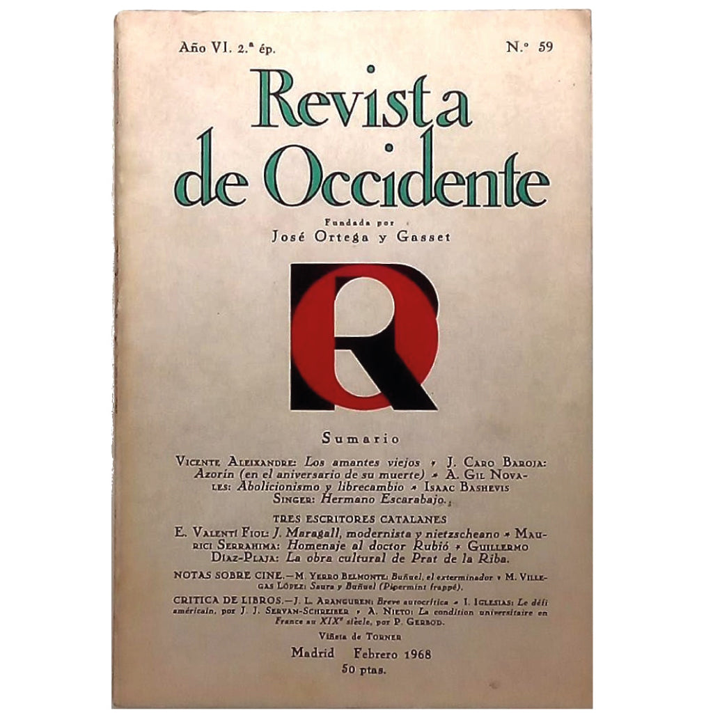 REVISTA DE OCCIDENTE Nº 59
