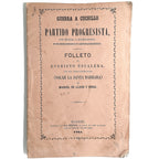 GUERRA A CUCHILLO AL PARTIDO PROGRESISTA POR DESLEAL Y ANTIDINÁSTICO, POR SUBVERSIVO Y ANTIPATRIÓTICO. Escalera, Evaristo