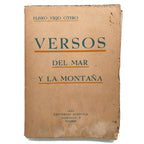 VERSOS DEL MAR Y LA MONTAÑA. Viejo Otero, Eliseo