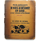 JE VOUS AI DÉSIRÉE UN SOIR...22 Bois Originaux de Paul Baudier. Boylesve, René