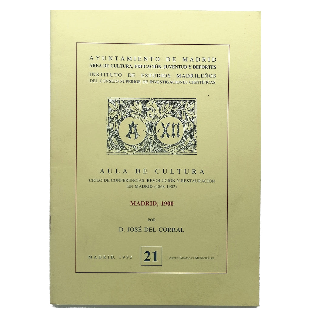 MADRID, 1900. Corral, José del