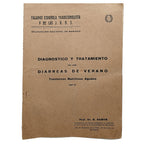 DIAGNÓSTICO Y TRATAMIENTO DE LAS DIARREAS DE VERANO. Trastornos Nutritivos Agudos. Ramos, Doctor R.