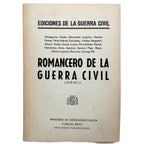 ROMANCERO DE LA GUERRA CIVIL. Serie I