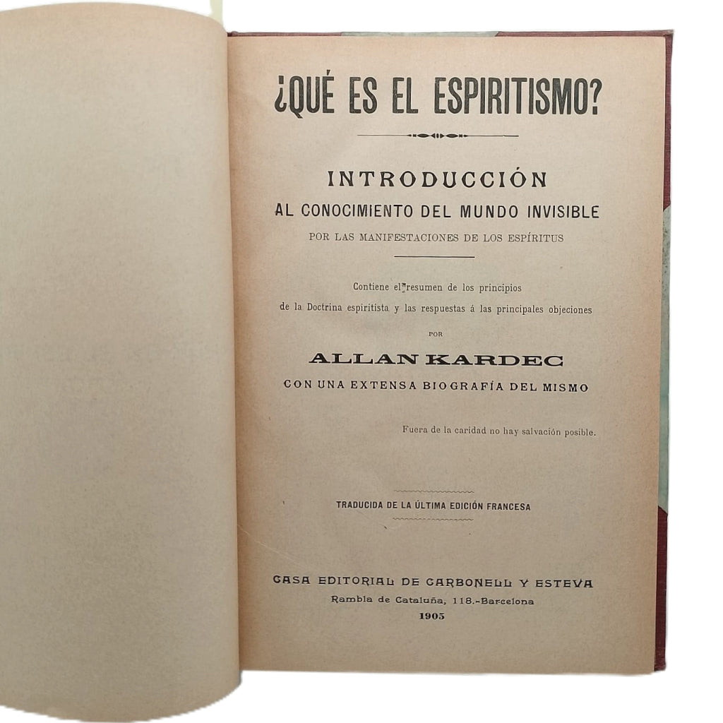 ¿QUÉ ES EL ESPIRITISMO? Kardec, Allan