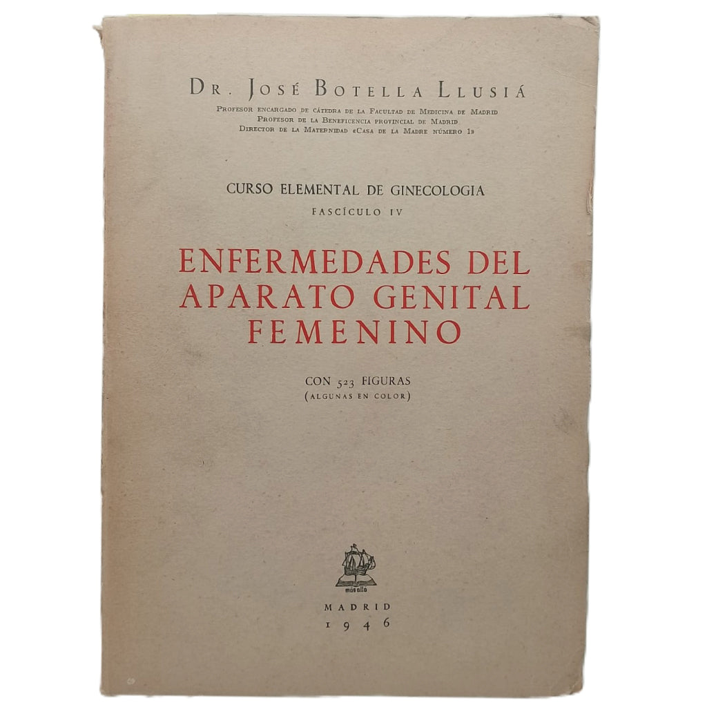 ENFERMEDADES DEL APARATO GENITAL FEMENINO. Botella Llusia, José