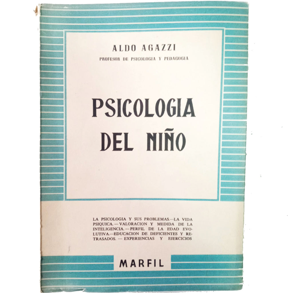 PSICOLOGÍA DEL NIÑO. Agazzi, Aldo
