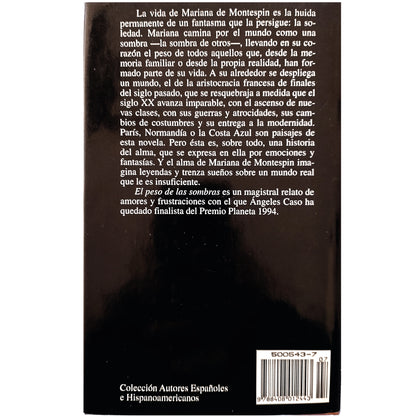 EL PESO DE LAS SOMBRAS. Caso, Ángeles