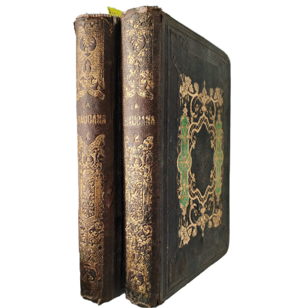 LA ARAUCANA Y LA MOSQUEA 1 y 2. Ercilla y Zúñiga, Alonson de/ Villaviciosa, José de