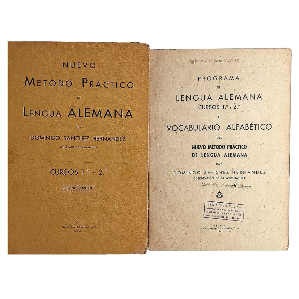 NUEVO MÉTODO PRÁCTICO DE LENGUA ALEMANA. Cursos 1º y 2º. + VOCABULARIO ALFABÉTICO