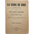 LA CARA DE DIOS. Arniches, Carlos