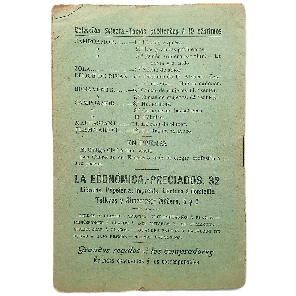 ARGUMENTO Y EXPLICACIÓN DE LA BALADA DE LA LUZ. Sellés, Eugenio