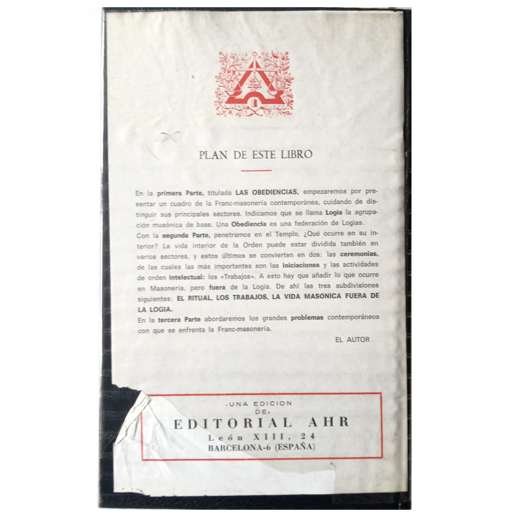 LA ENCRUCIJADA DE LA MASONERÍA. Tomo II. Mellor, Alec