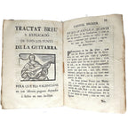 GUITARRA ESPAÑOLA Y VALDOLA, DE CINCO ORDENES Y DE QUATRO