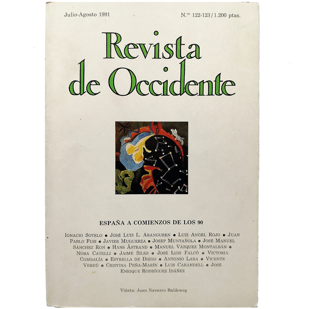 REVISTA DE OCCIDENTE Nº 122-123. Julio-Agosto 1991: ESPAÑA A COMIENZOS DE LOS 90