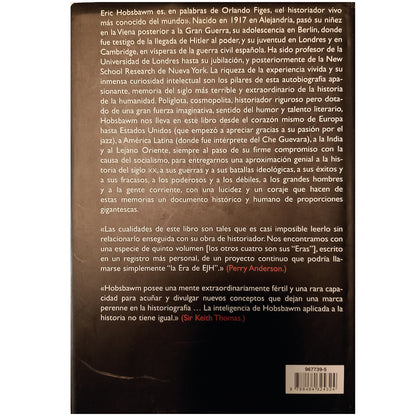 AÑOS INTERESANTES. UNA VIDA EN EL SIGLO XX. Hobsbawm, Eric