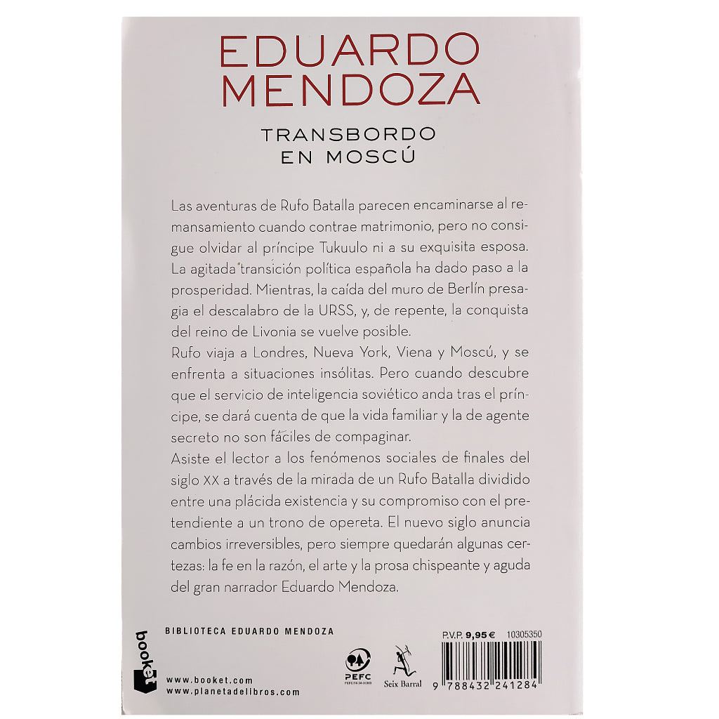 TRANSBORDO EN MOSCÚ. Mendoza, Eduardo