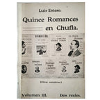 QUINCE ROMANCES EN CHUFLA. Esteso, Luis