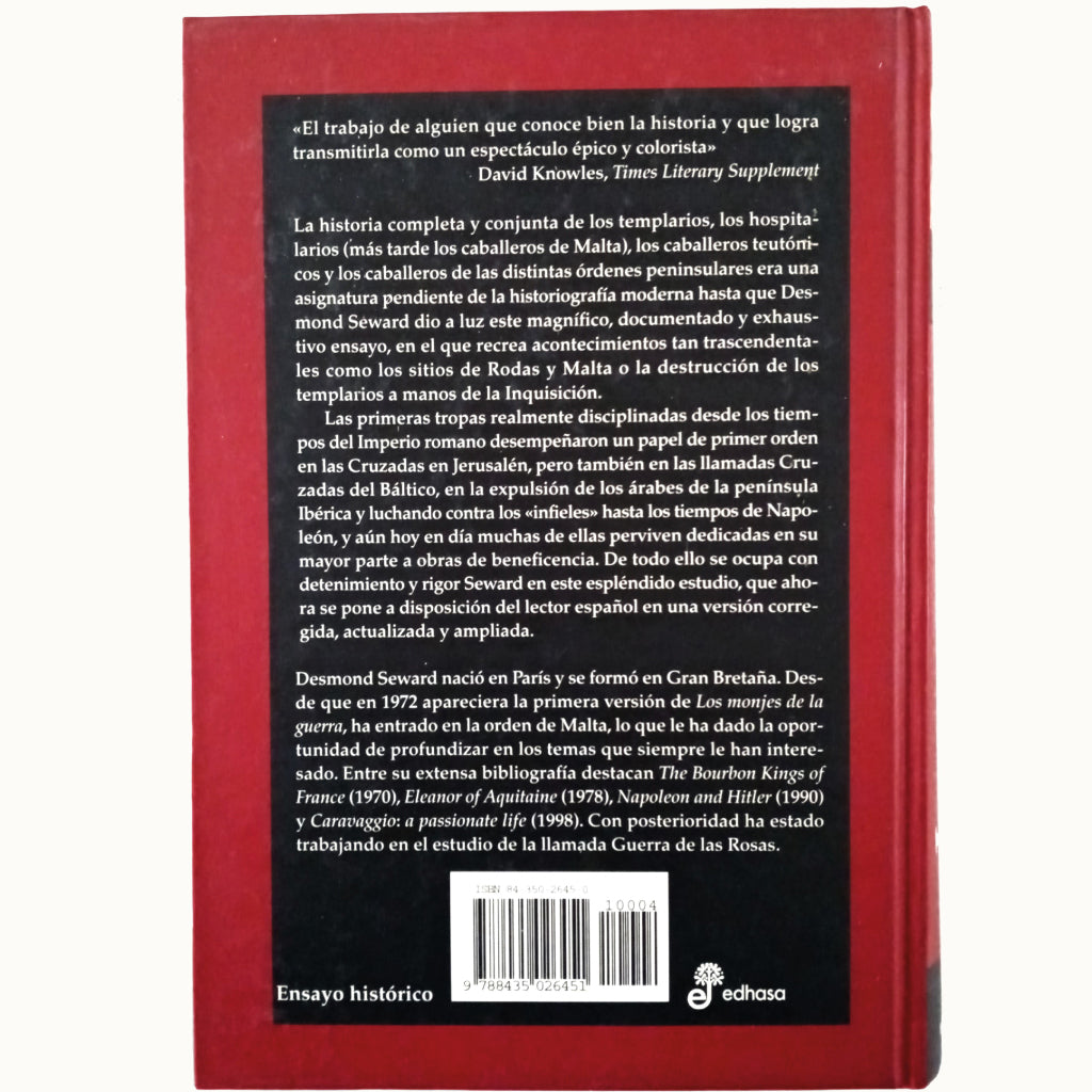 THE MONKS OF WAR. History of military orders. Seward, Desmond