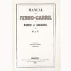 MANUAL DEL FERRO-CARRIL DE MADRID A ARANJUEZ