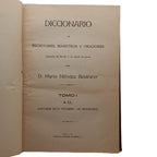 DICCIONARIO DE ESCRITORES, MAESTROS Y ORADORES NATURALES DE SEVILLA Y SU ACTUAL PROVINCIA. Tomo I: A - LL. Méndez Bejarano, Mario