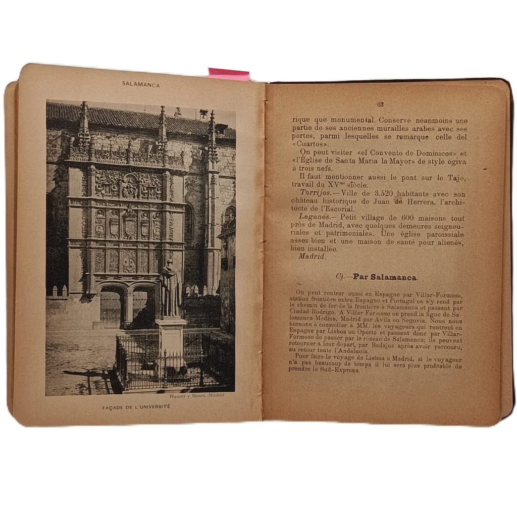 A TRAVERS L'ESPAGNE. Recuerdos de Viaje. Edición no venal. L. M. Cabello y Lapiedra