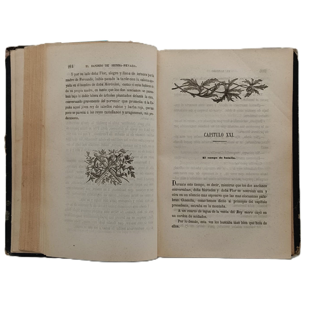 EL BANDIDO DE SIERRA-NEVADA. Alejandro Dumas (padre) . Edición Ilustrada de 1857/58