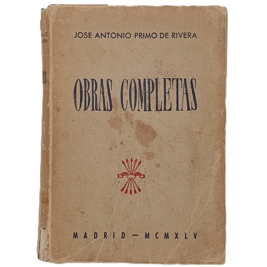 OBRAS COMPLETAS. Primo de Rivera, José Antonio