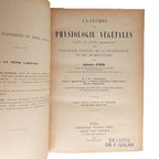 ANATOMIE ET PHYSIOLOGIE VEGETALES. Pizon, Antoine