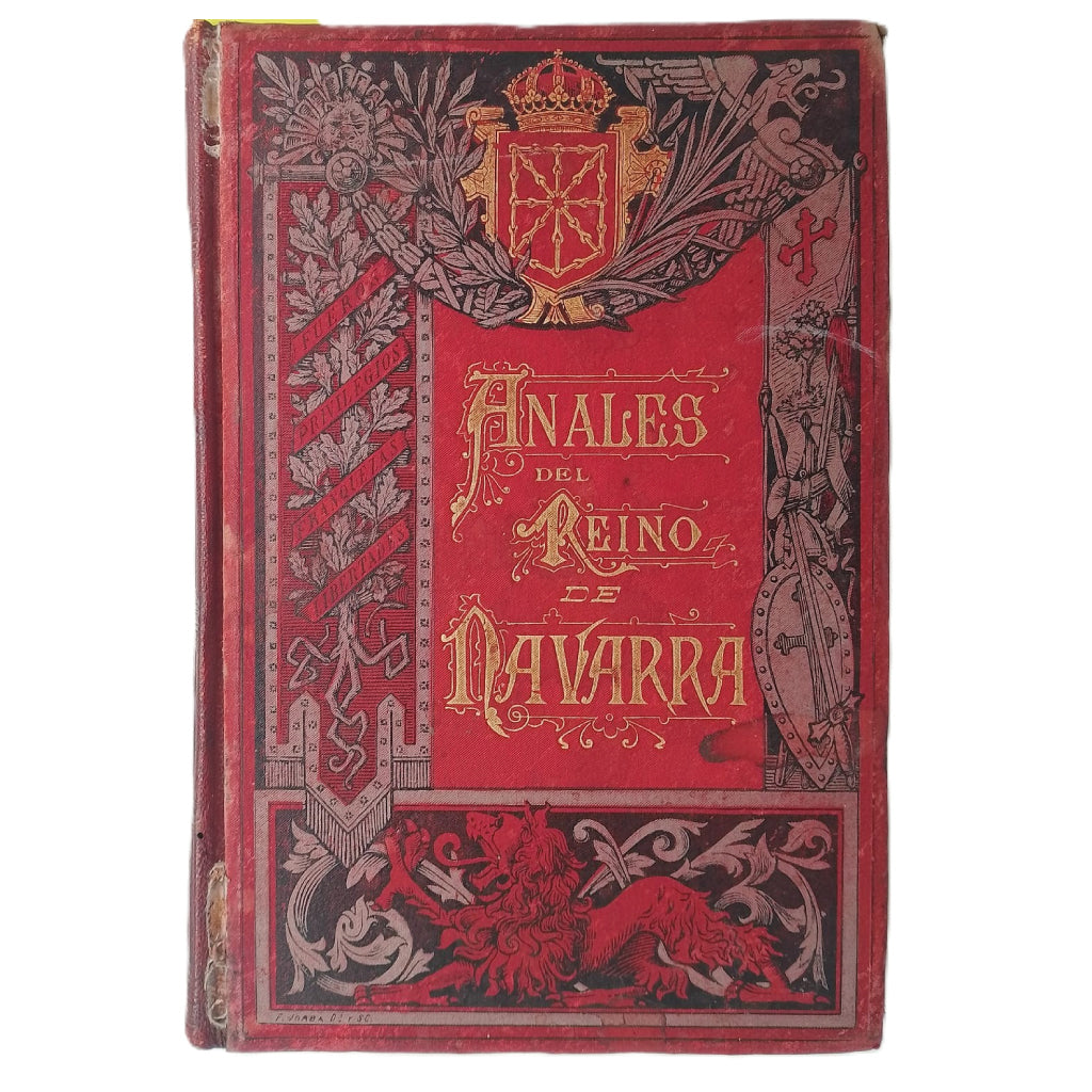 ANALES DEL REINO DE NAVARRA. Tomo V. Moret, José de