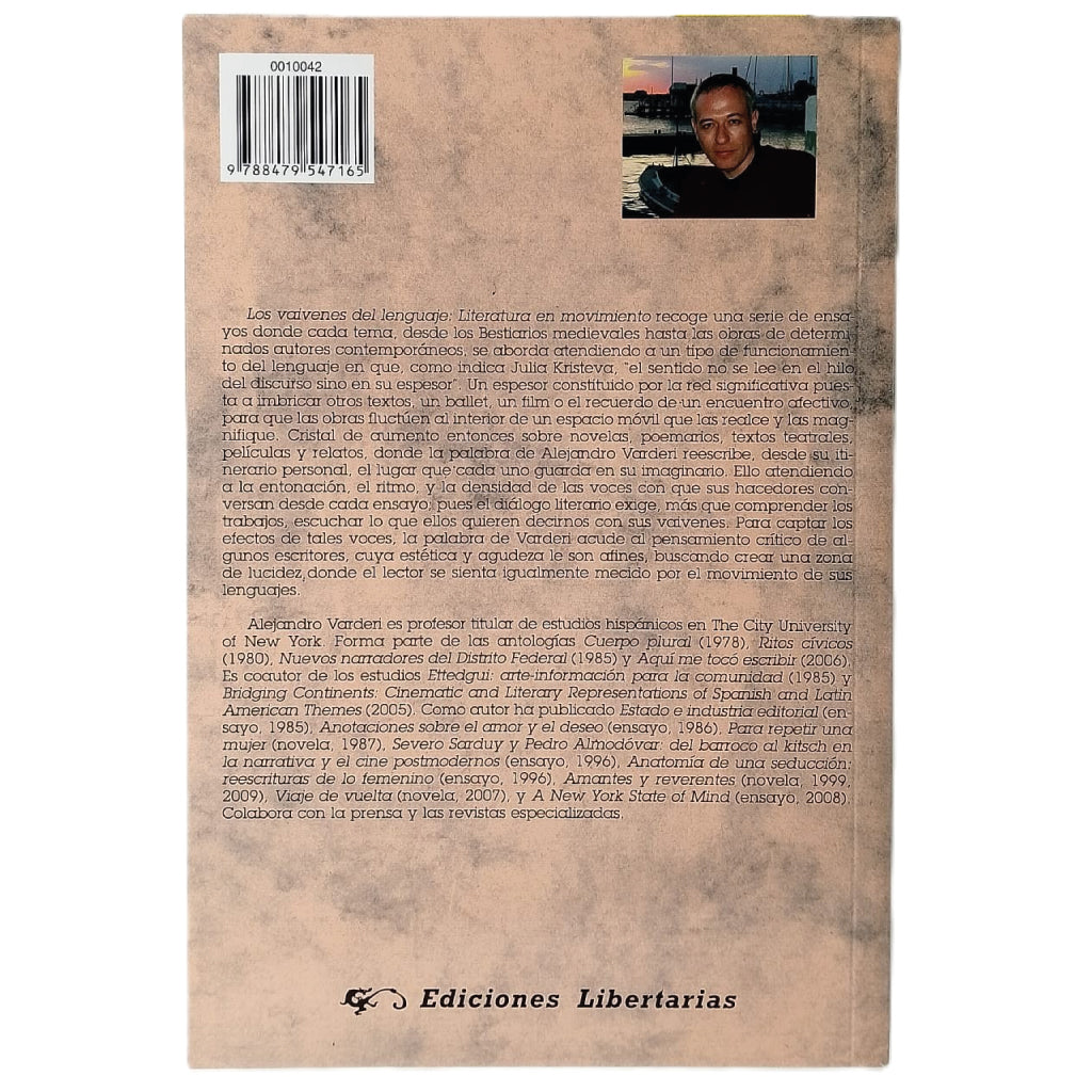 LOS VAIVENES DEL LENGUAJE: LITERATURA EN MOVIMIENTO. Varderi, Alejandro