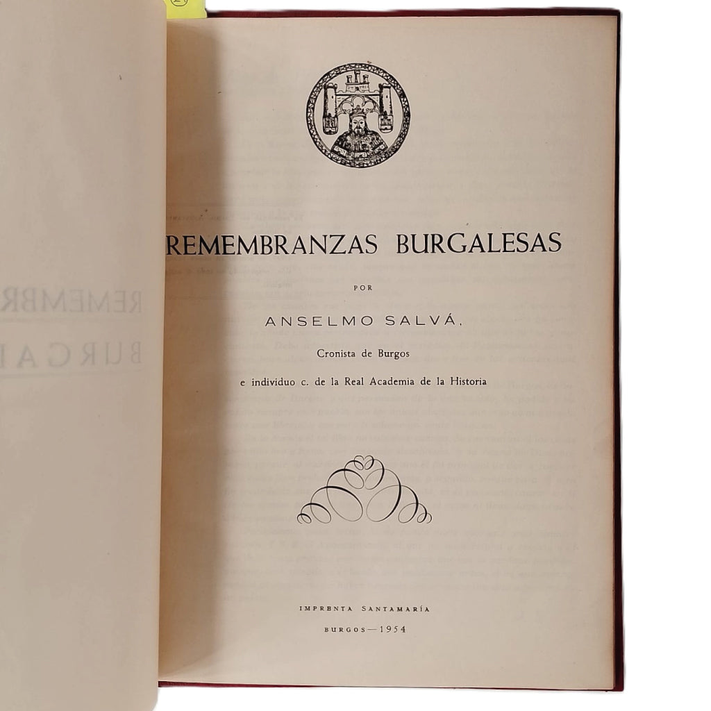REMEMBRANZAS BURGALESAS. Salva, Anselmo