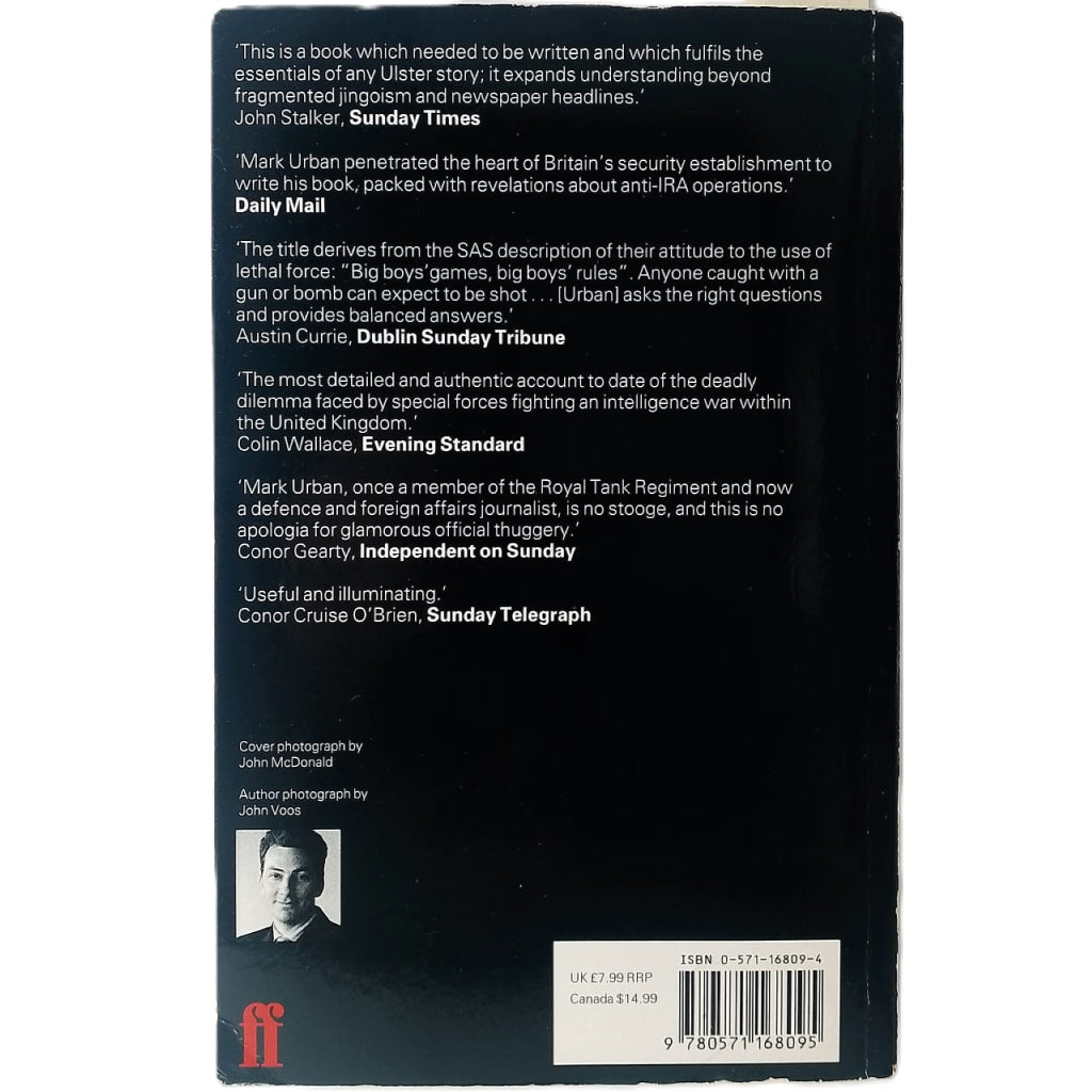 BIG BOYS' RULES. The SAS and the Secret Struggle against the IRA. Urban, Mark
