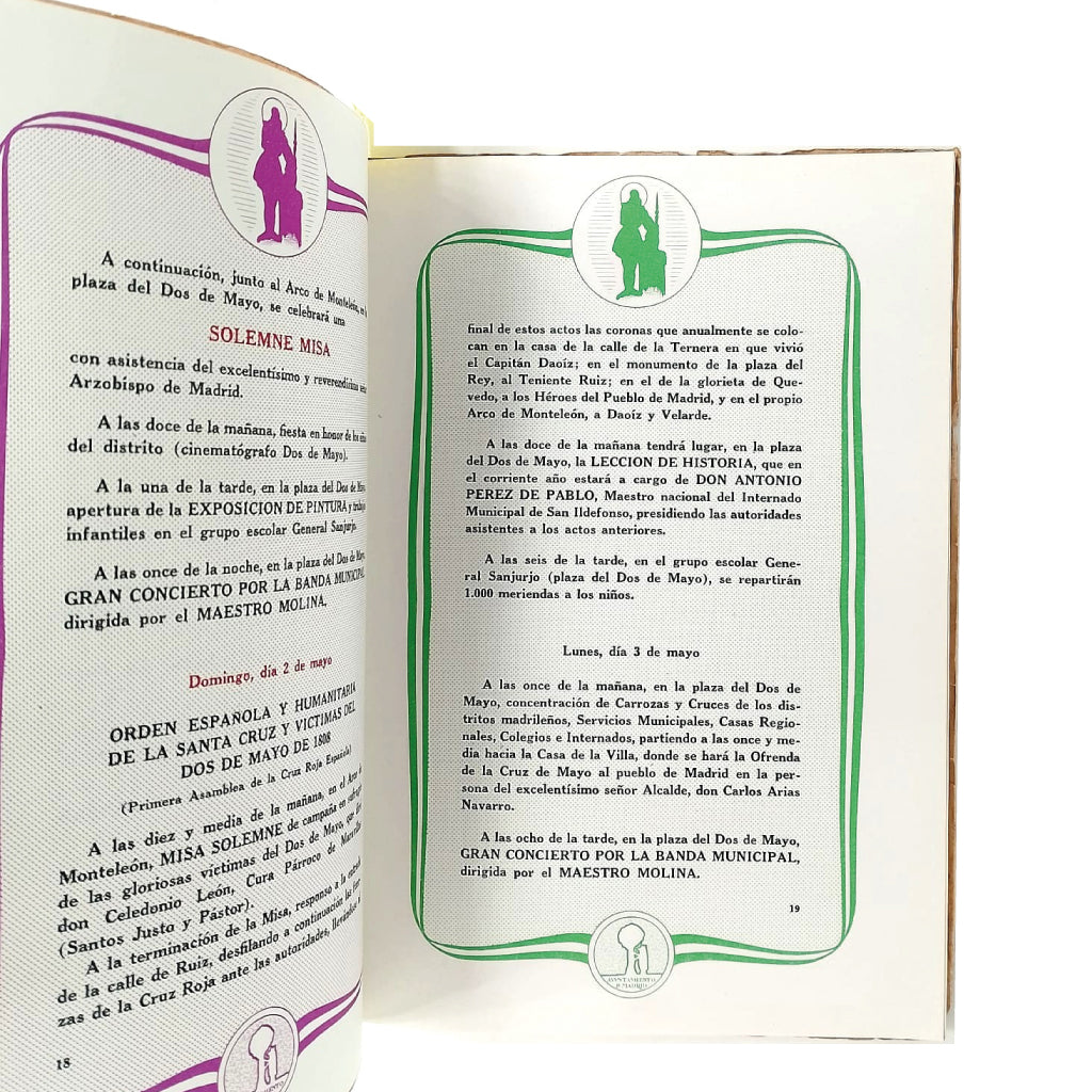 FIESTAS DE SAN ISIDRO. Madrid- 1965. Programa oficial