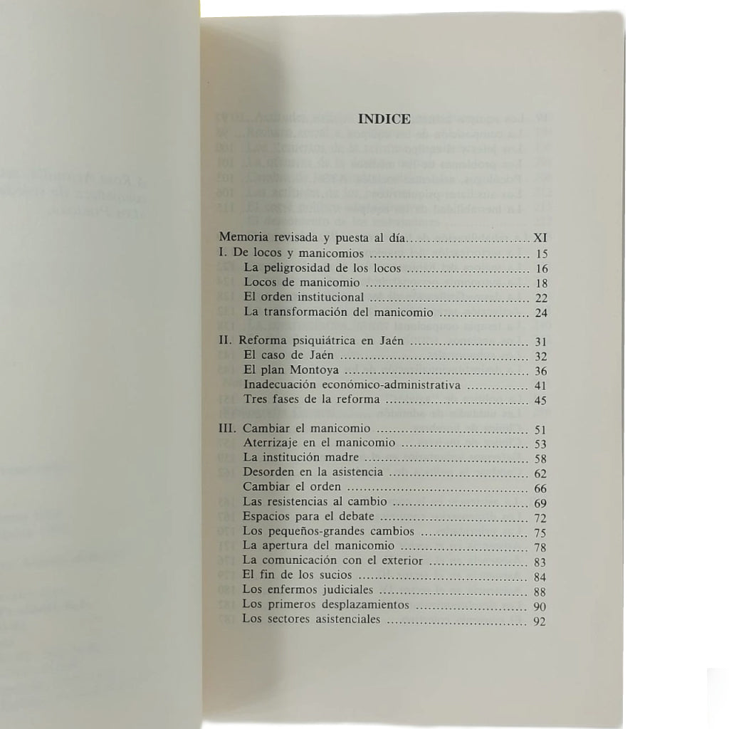 MEMORIA DE UN MANICOMIO. González duro, Enrique