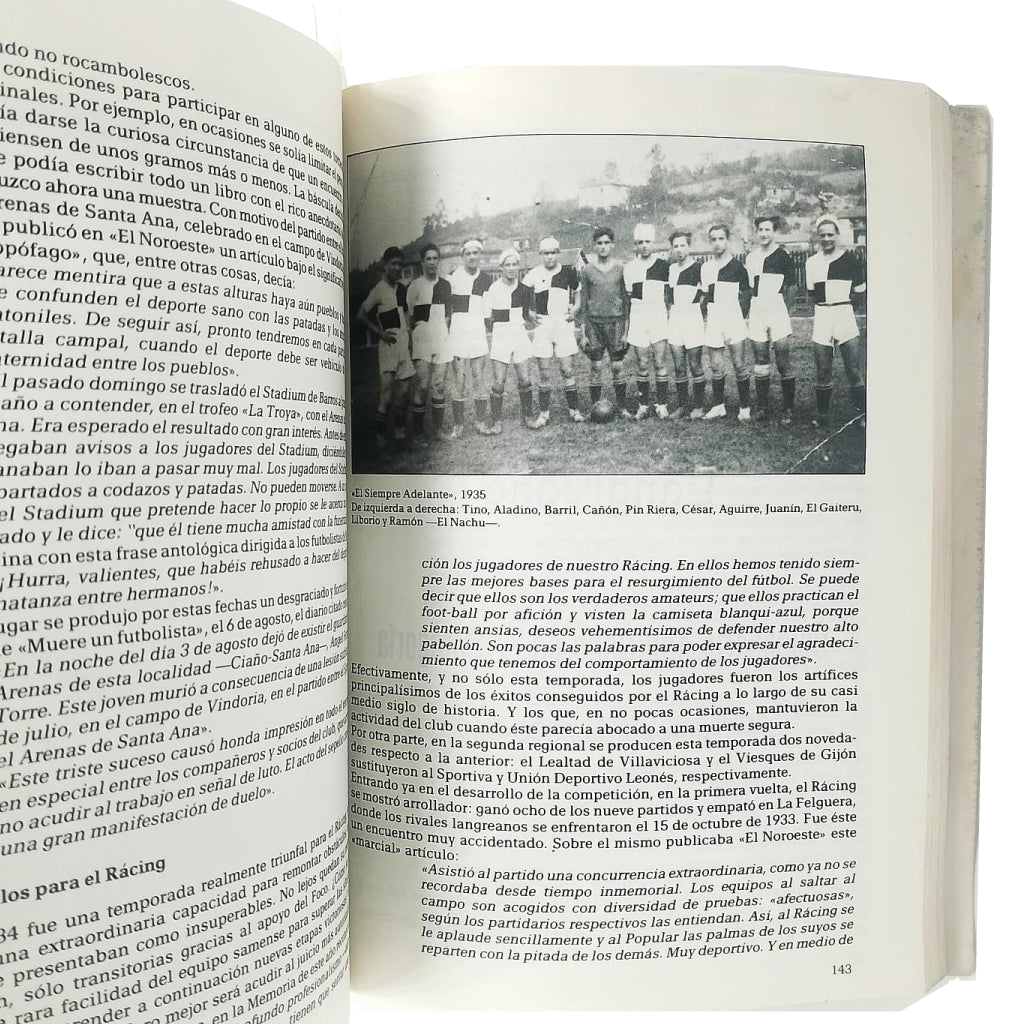 THE LANGREANO RACING CLUB (1915-1961). History of a popular Club. Palacios, Francisco