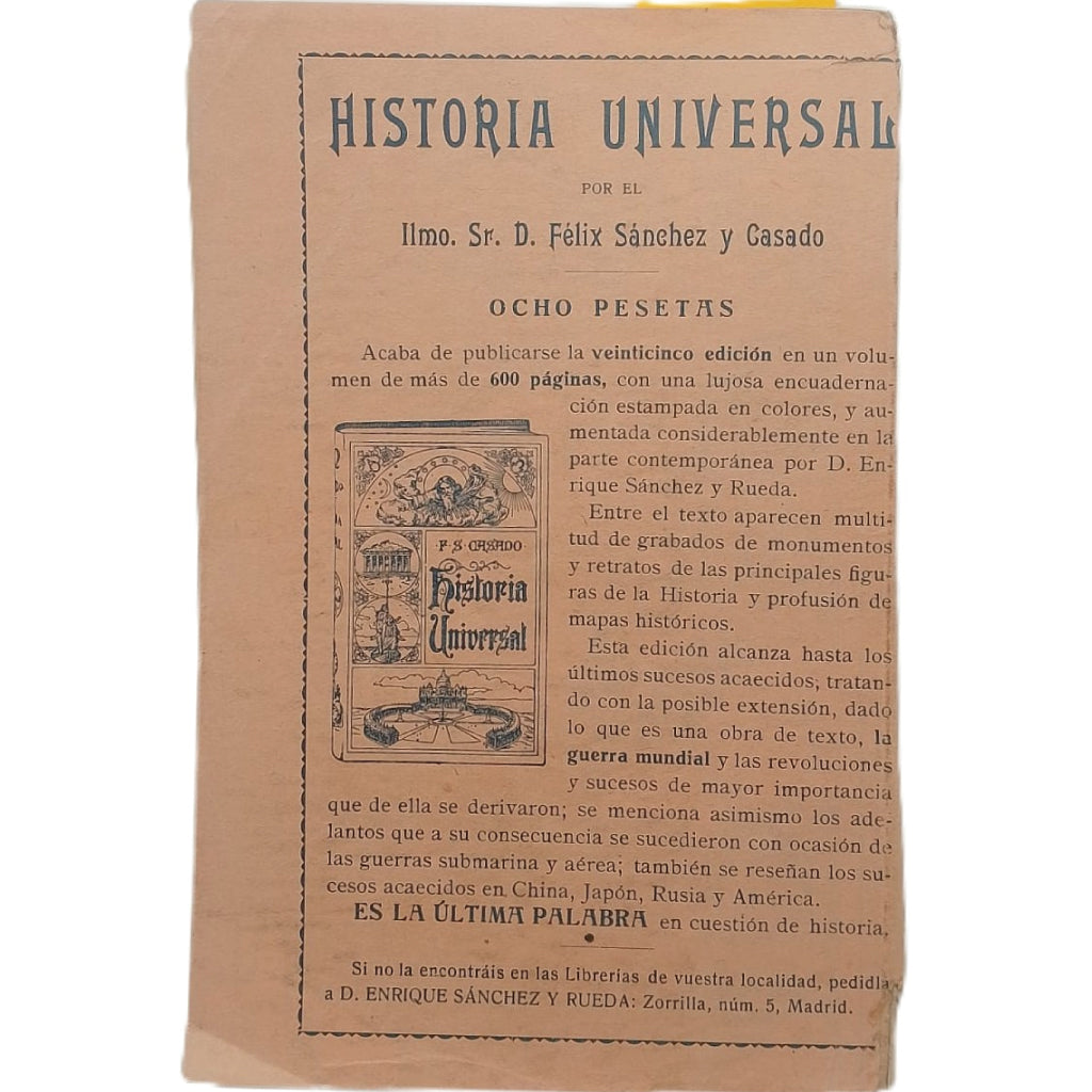 COLECCIÓN DE TROZOS EN PROSA Y VERSO. Tomo segundo. Sánchez y Rueda, Enrique