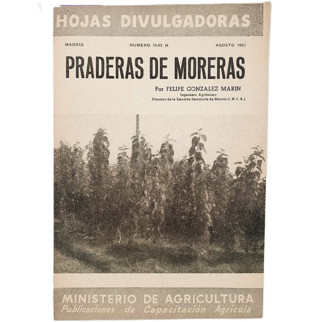 PRADERAS DE MORERAS. González Marín, Felipe