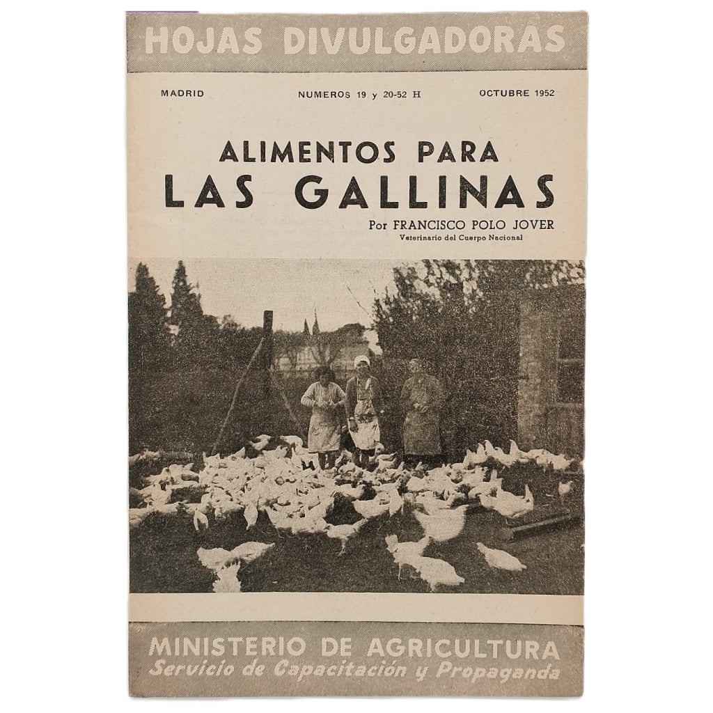 ALIMENTOS PARA LAS GALLINAS. Polo Jover, Francisco