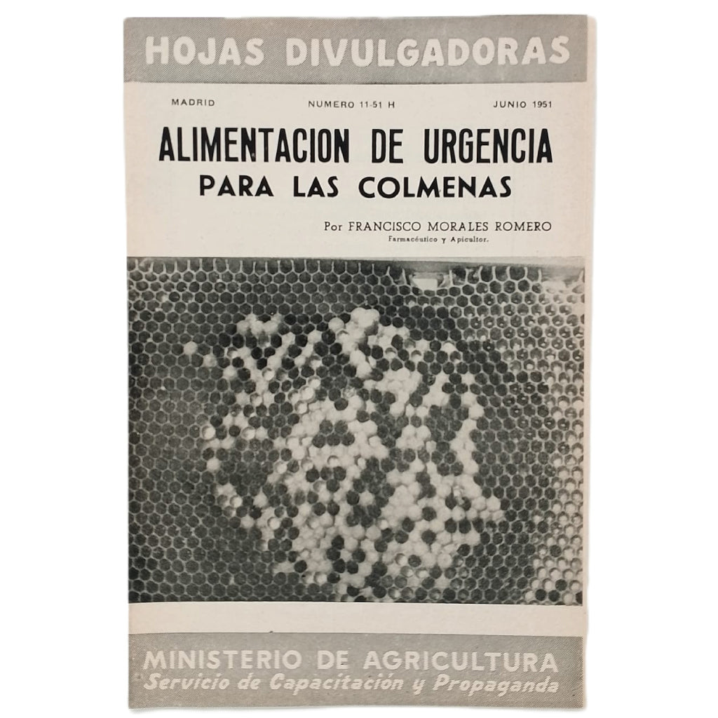 Alimentación de Urgencia para las Colmenas - F. Morales Romero