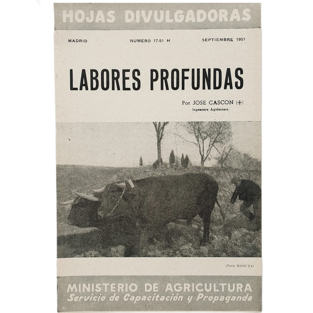 LABORES PROFUNDAS. Cascón, José