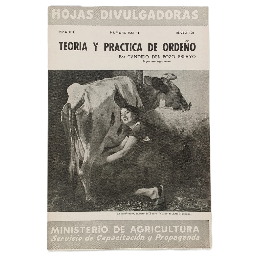 TEORÍA Y PRÁCTICA DE ORDEÑO. Pozo Pelayo, Cándido del