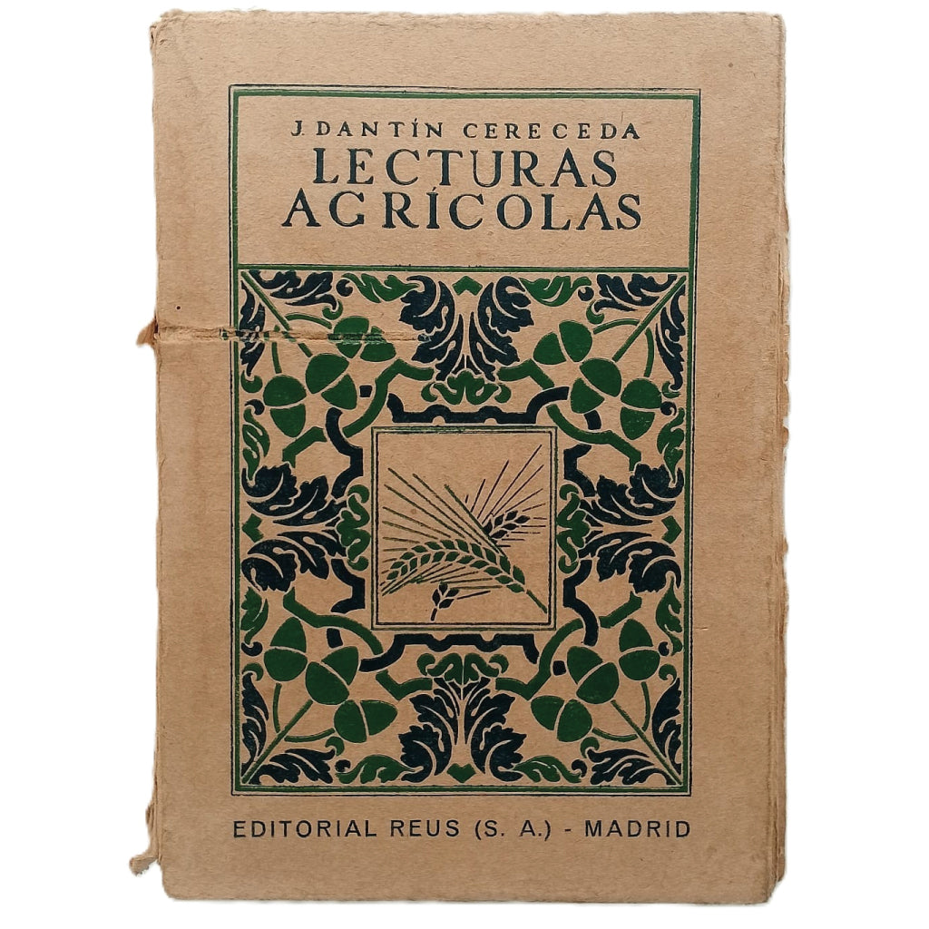 LECTURAS AGRÍCOLAS. Dantín Cereceda, J.