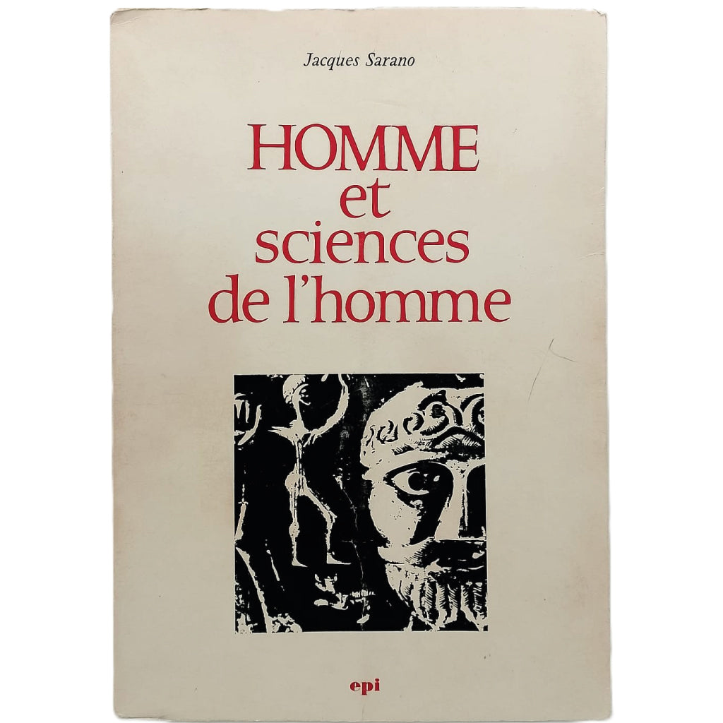 HOMME ET SCIENCES DE L´HOMME. Sarano, Jacques