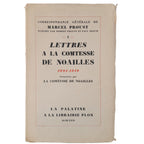 LETTRES A LA COMTESSE DE NOAILLES 1901-1919. Proust, Marcel